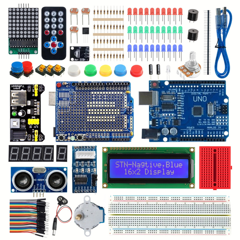 Arduino Uyumlu Robotik Kodlama Seti 145 Pcs (Kutulu ve E-Kitaplı)