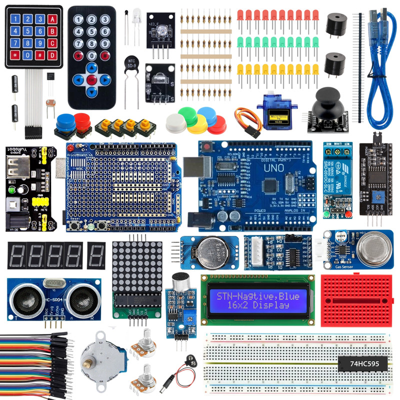 Arduino Uyumlu Robotik Kodlama Seti 190 Pcs (Kutulu ve E-Kitaplı)
